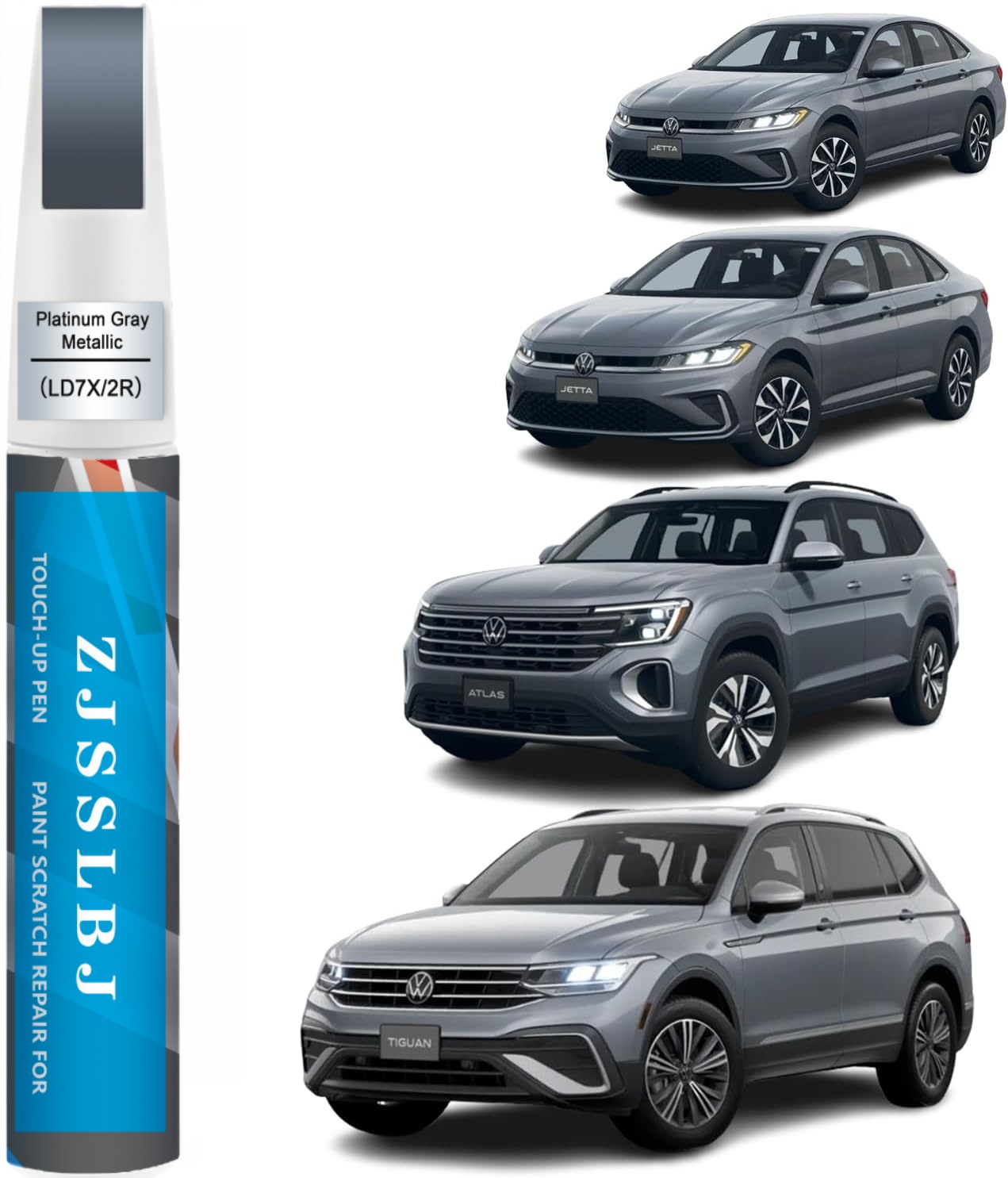 Metallic Paint Set - Cat Sentuhan Akhir Mobil (Platinum Gray