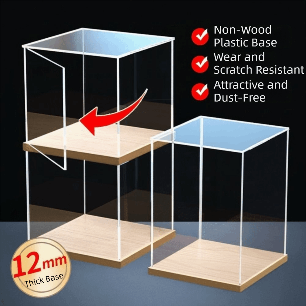Model Kit Display Case - Kotak Display Akrilik Transparan Tanpa Lem,