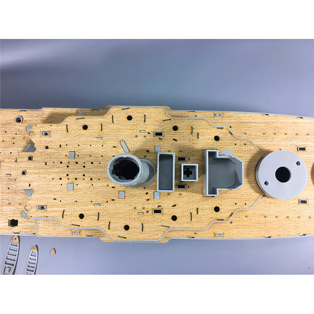 Model Kit Uss Arizona - Perlengkapan Dek Kayu untuk Trumketer 03701