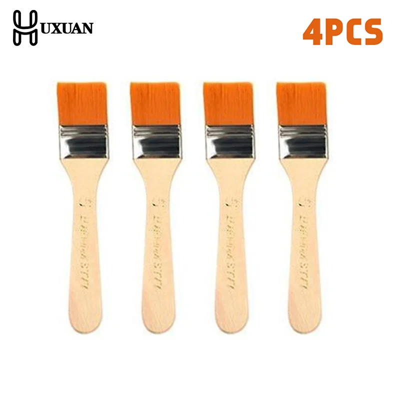 Metallic Paint Set - 4 Buah/Set Kuas Lukis Rambut Cat