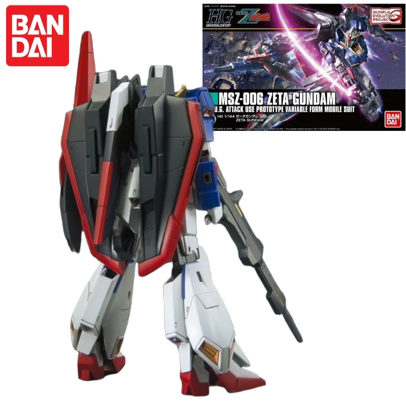 Model Kit Zeta Gundam - Kit Model Bandai Gundam Asli Hguc