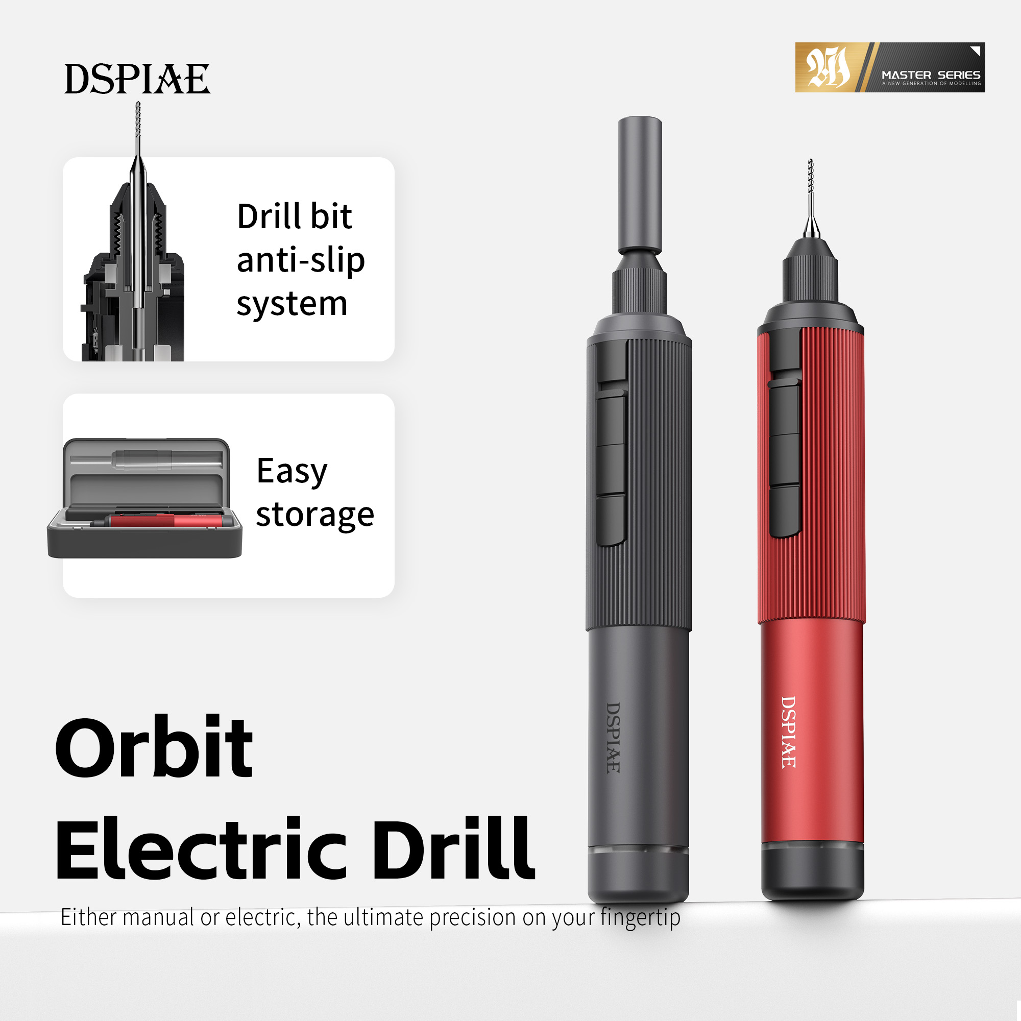 DSPIAE AT-ED01 Orbit Obeng Bor - Metallic Paint Set ulasan dan harga