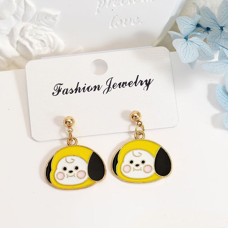 Anting BT21 chimmy tata koya R - Model Kit Girl ulasan dan harga