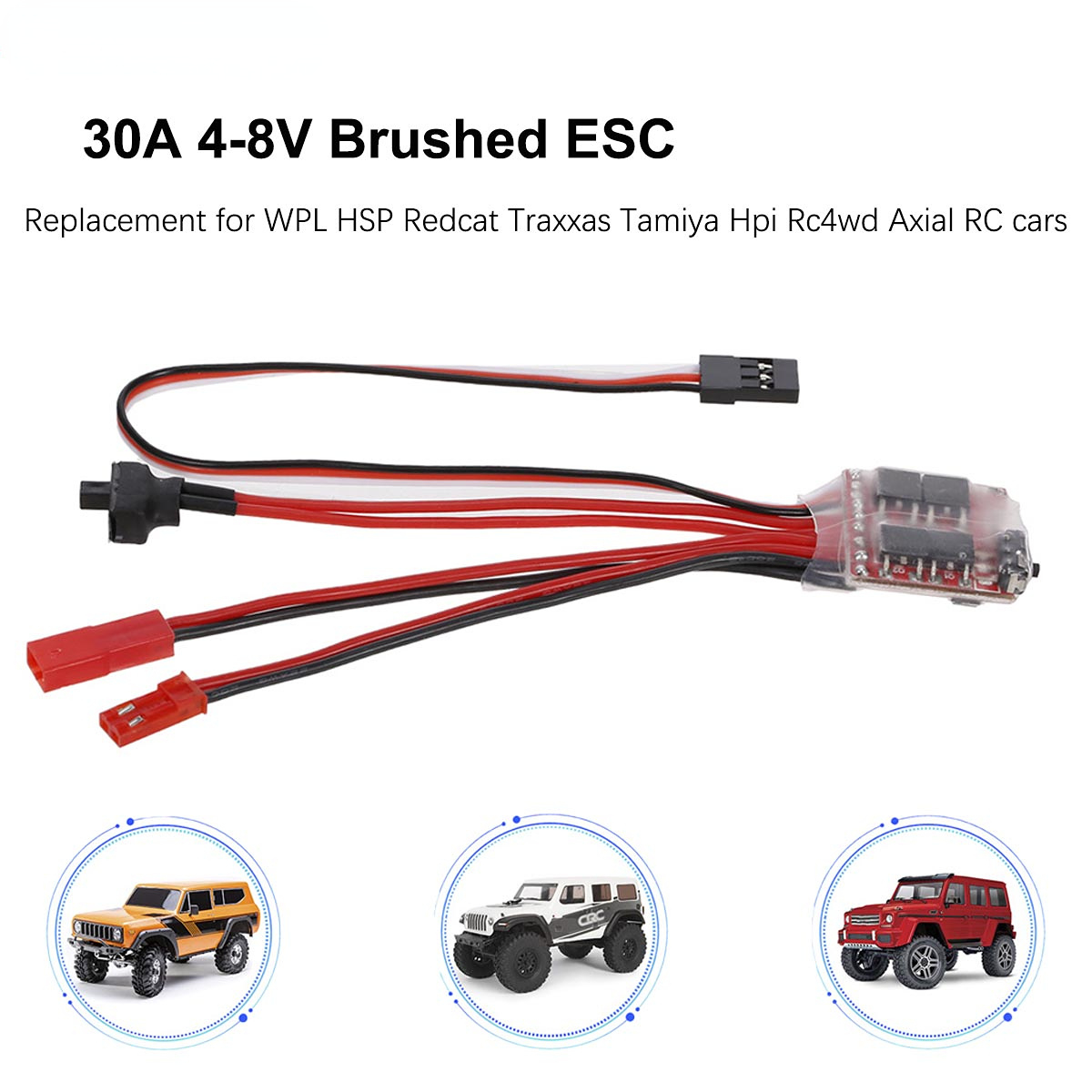 Mobil RC Mini 30A Brushed ESC  - Model Kit Ship ulasan dan harga
