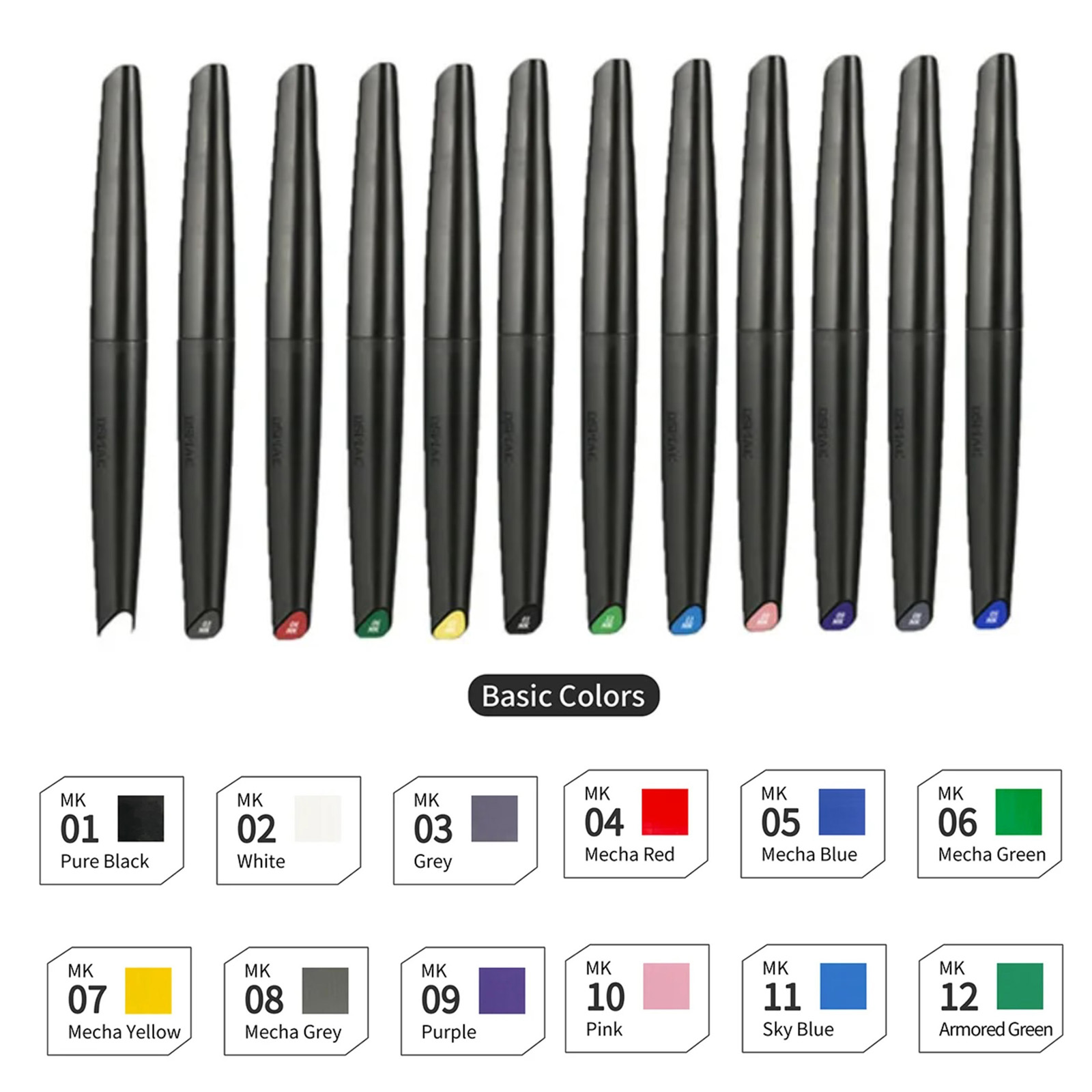DSPIAE Kit pena spidol berbasi - Metallic Paint Set ulasan dan harga