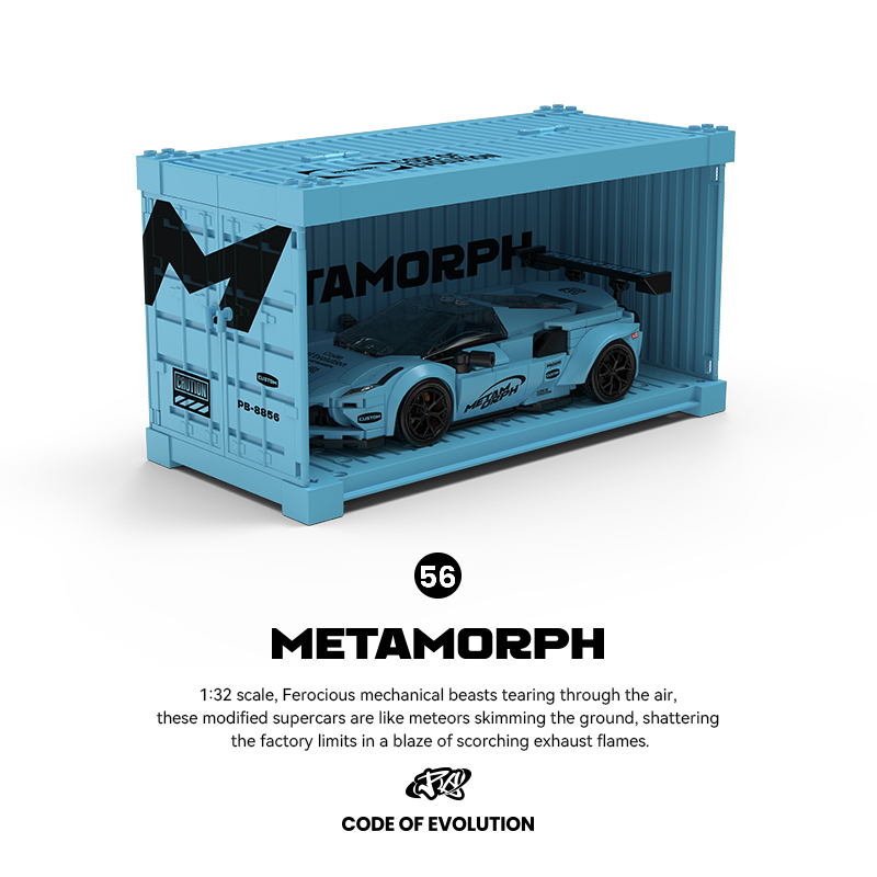 Kit Bangunan Supercar Biru den - Model Kit Display Case ulasan dan harga