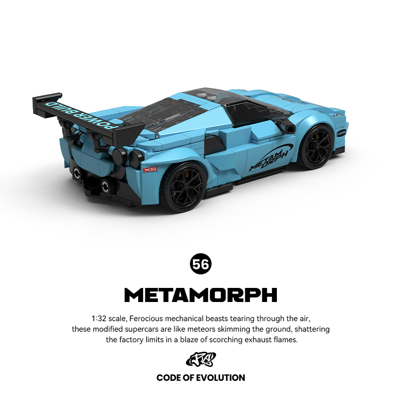Kit Bangunan Supercar Biru den - Model Kit Display Case ulasan dan harga