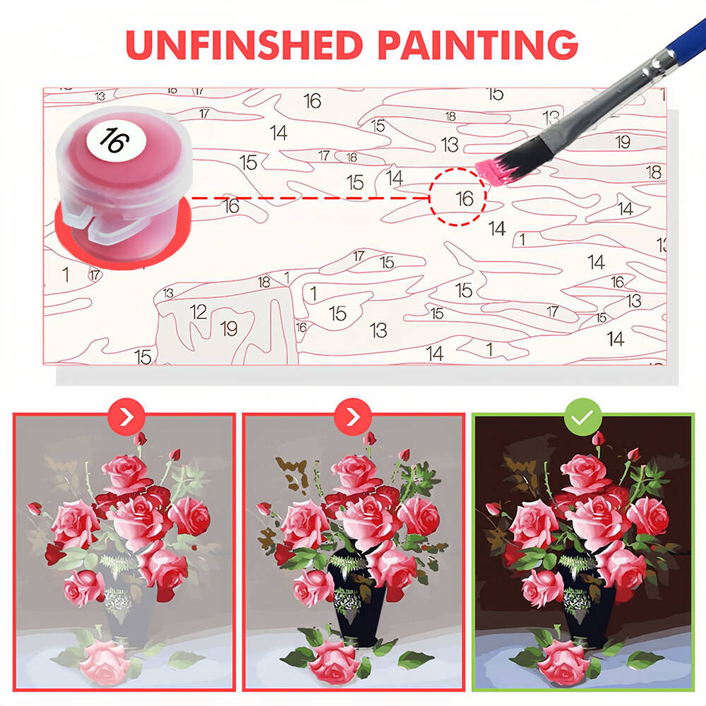 Lukisan DIY dengan Angka Hewan - Metallic Paint Set ulasan dan harga
