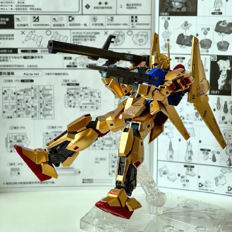 HG 1/144 Mobile Suit Hyaku Shi - Model Kit Zeta Gundam ulasan dan harga