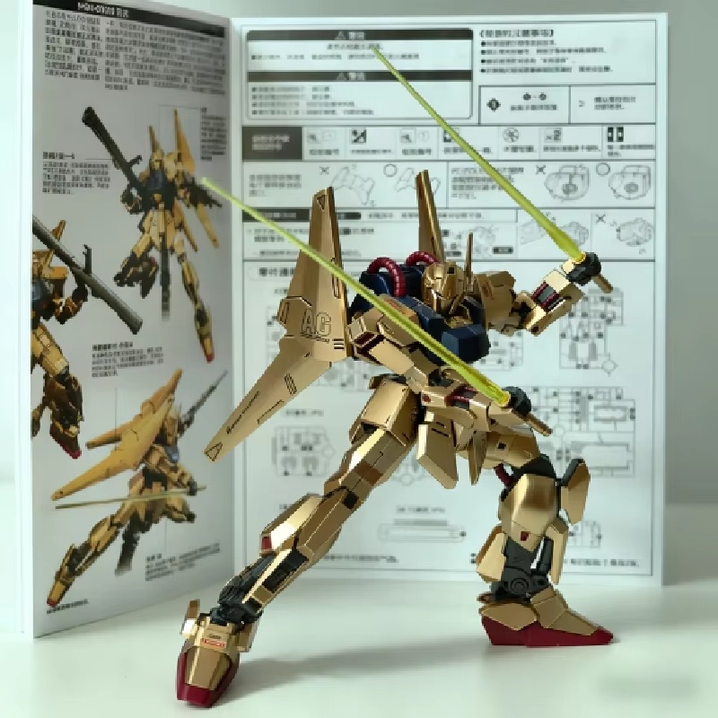 HG 1/144 Mobile Suit Hyaku Shi - Model Kit Zeta Gundam ulasan dan harga