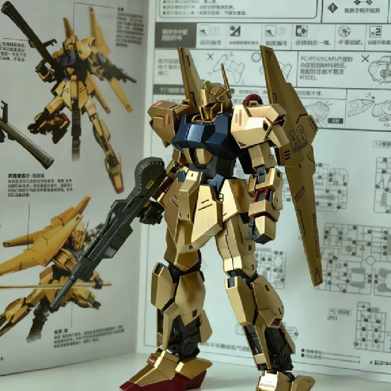 HG 1/144 Mobile Suit Hyaku Shi - Model Kit Zeta Gundam ulasan dan harga