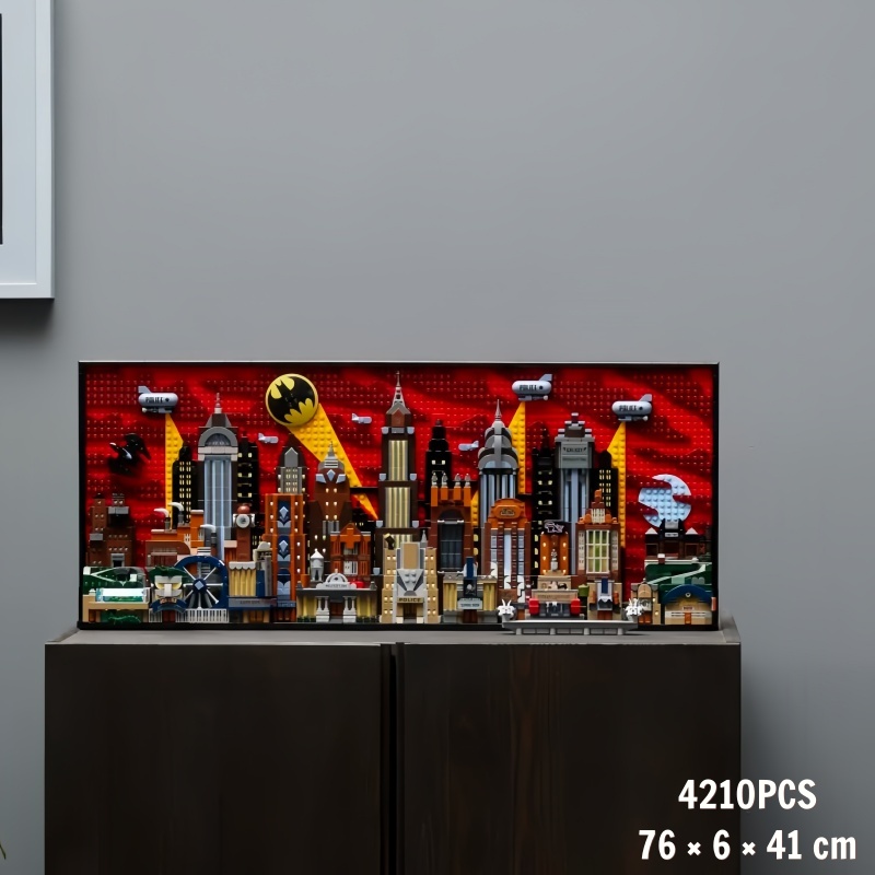 4210PCS Dark City Street Scene - Model Kit Wall E ulasan dan harga