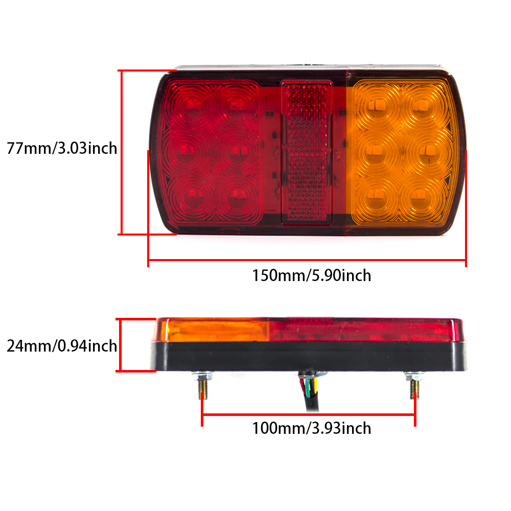 Lampu belakang 12 LED antiair, - Model Kit Ship ulasan dan harga