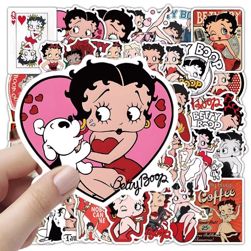 Baru 50PCS Stiker Betty Boop K - Model Kit New ulasan dan harga