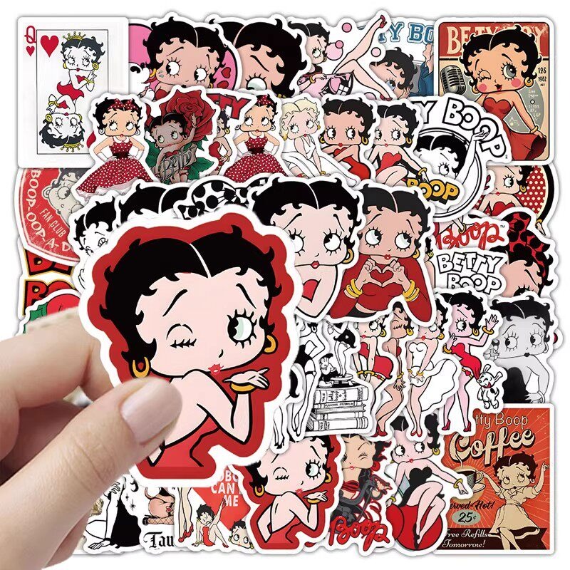 Baru 50PCS Stiker Betty Boop K - Model Kit New ulasan dan harga