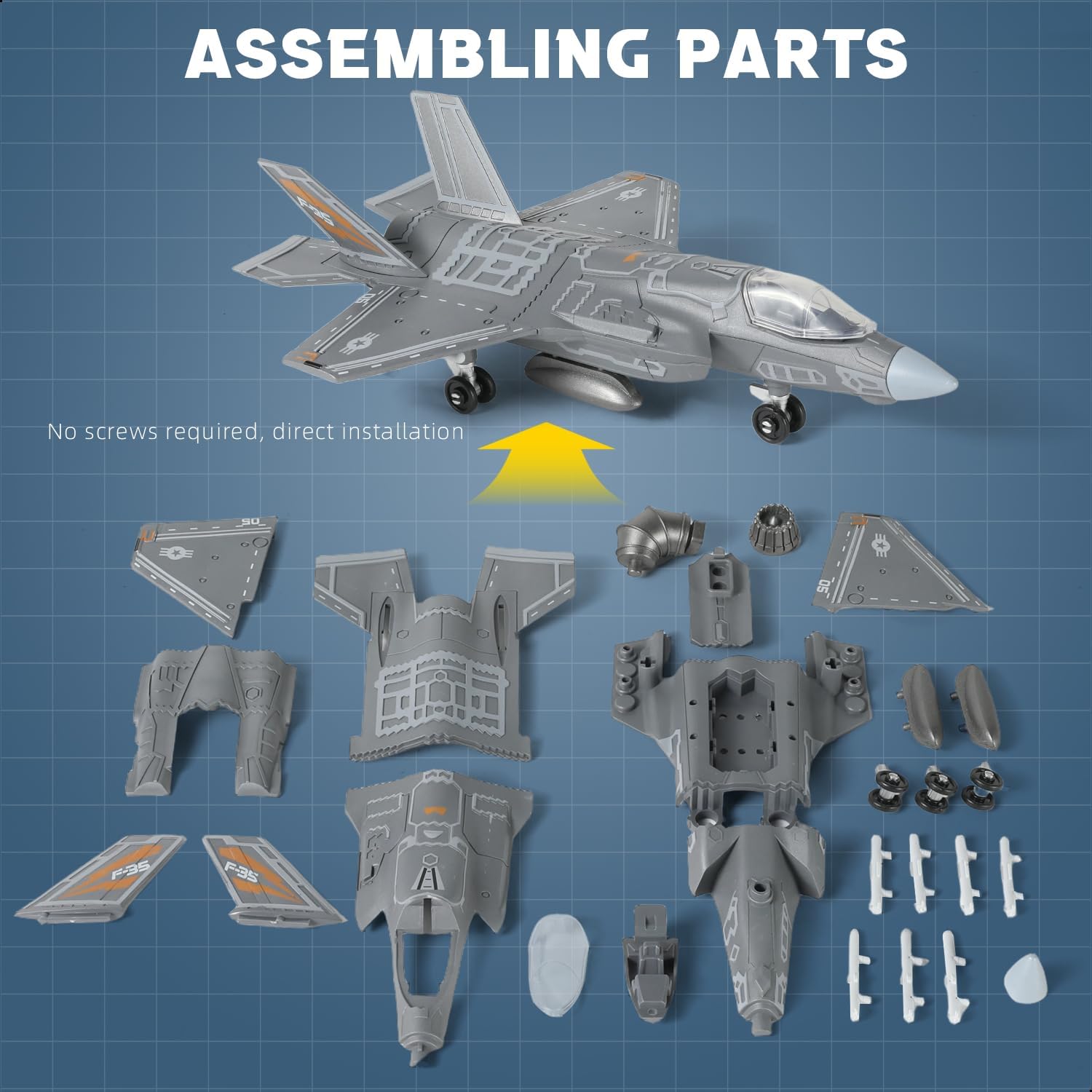Kit Model Pesawat Tempur F-35  - Model Kit Centaur ulasan dan harga