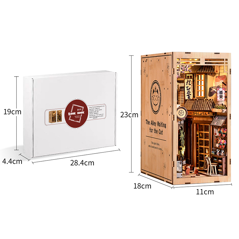 Kit Rak Buku Kayu LED DIY Puzz - Model Kit Centaur ulasan dan harga