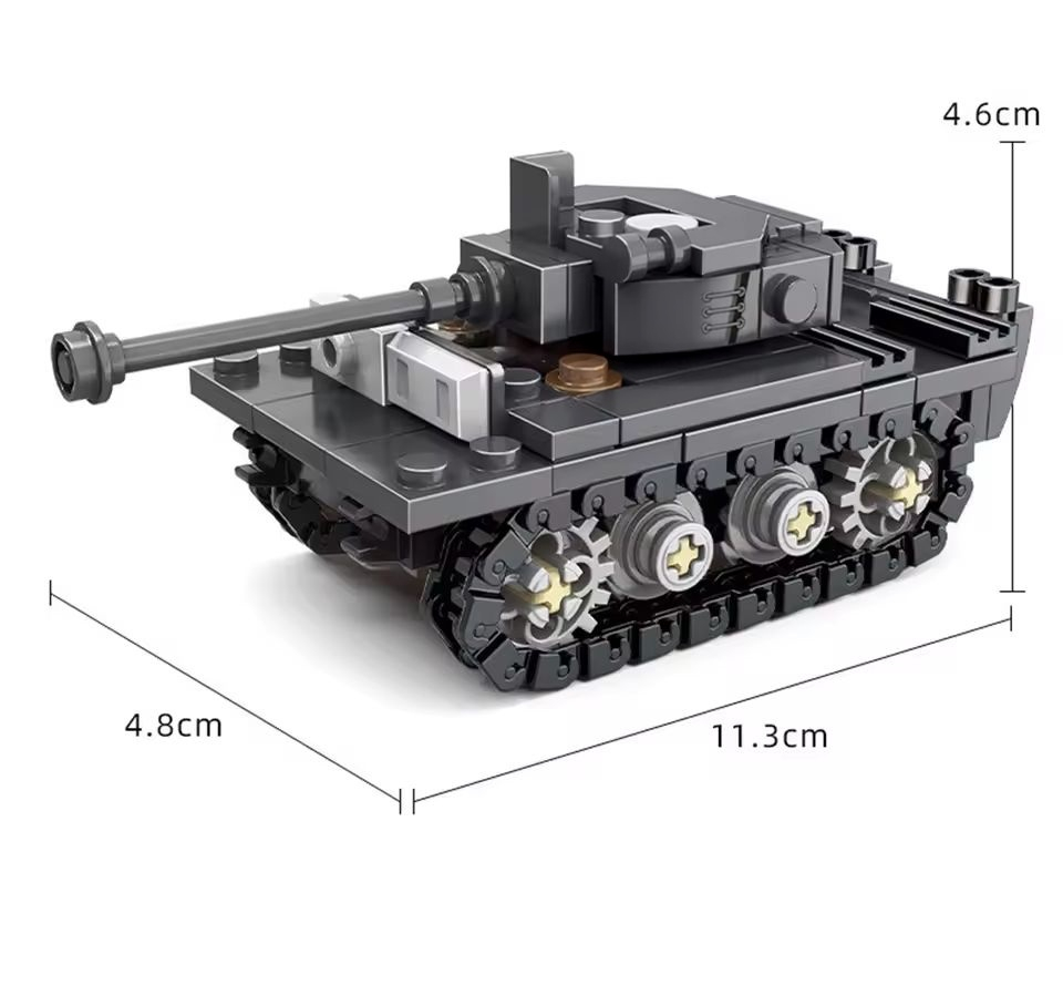 Model DIY Tank Berat King Tige - Model Kit Wall E ulasan dan harga