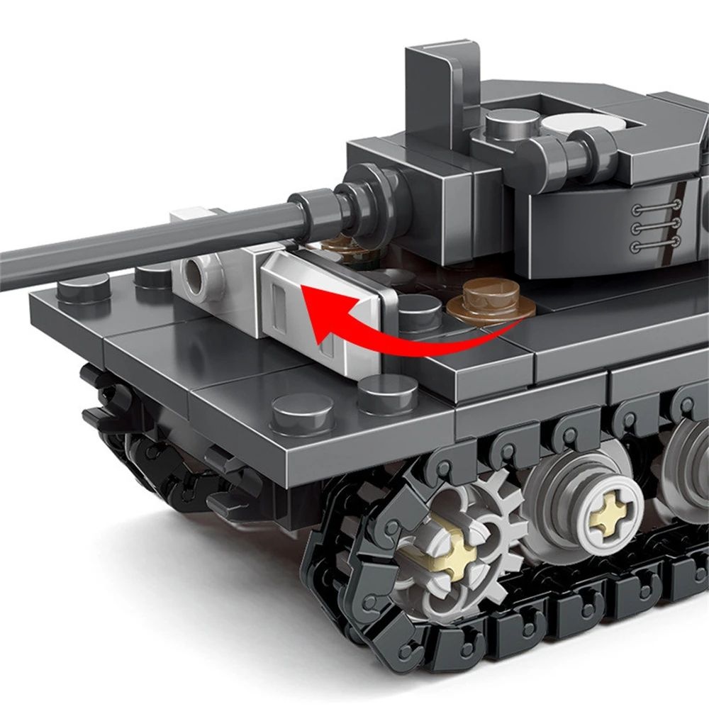 Model DIY Tank Berat King Tige - Model Kit Wall E ulasan dan harga