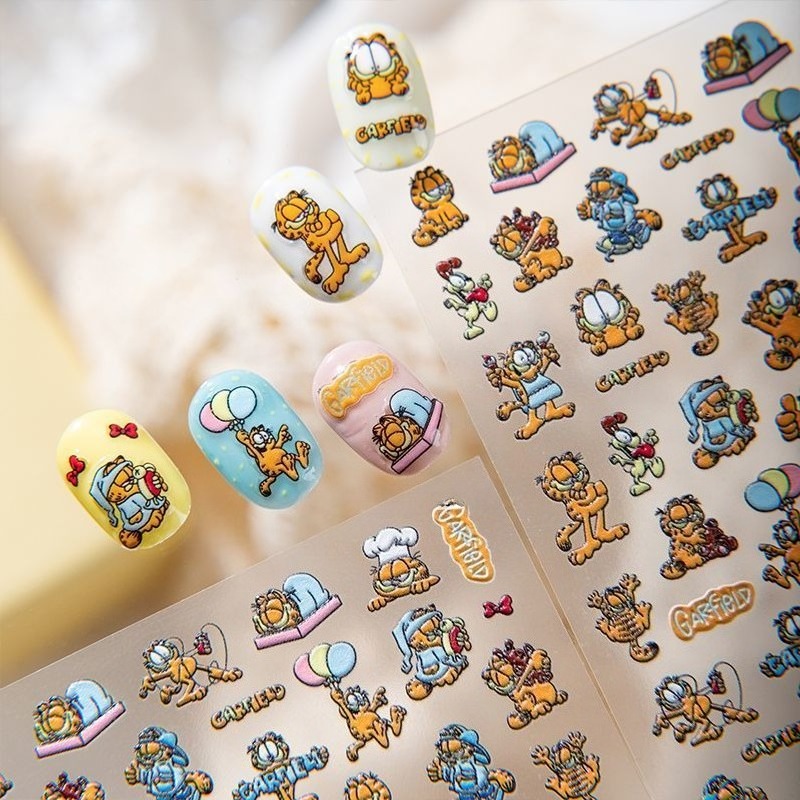 Stiker Seni Kuku Garfield Baru - Model Kit New ulasan dan harga