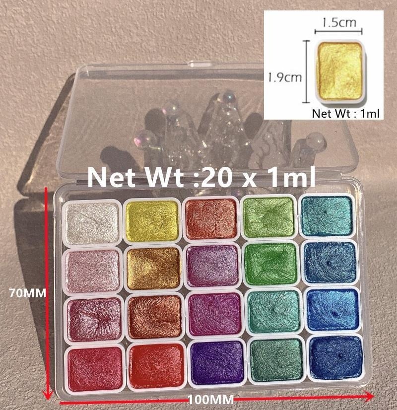Cat Air Pearlescent Paints Por - Metallic Paint Set ulasan dan harga