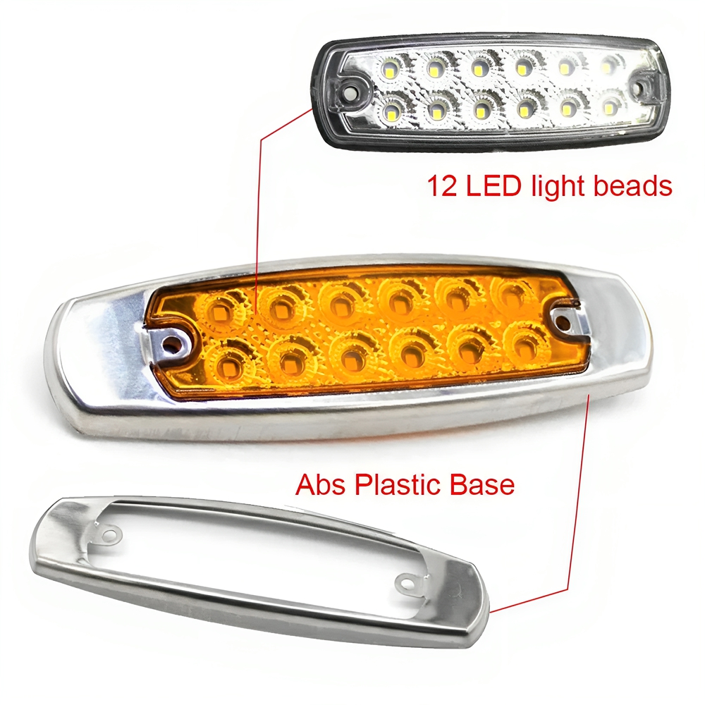 2/6 Buah LED 12V 24V Mobil Tru - Model Kit Ship ulasan dan harga
