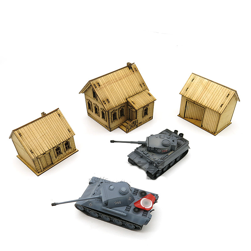 Rumah Kayu Rakitan 1/72 Arsite - Model Kit Centaur ulasan dan harga