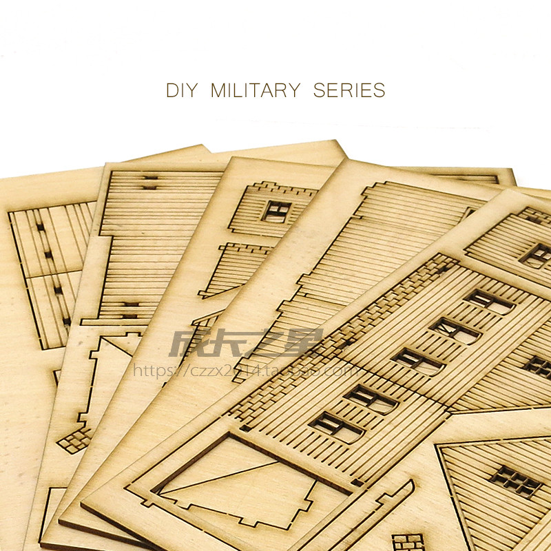Rumah Kayu Rakitan 1/72 Arsite - Model Kit Centaur ulasan dan harga