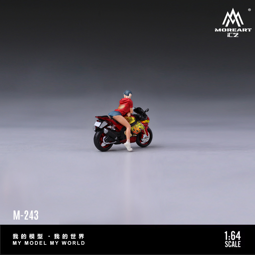 MoreArt 1:64 Model Motor Resin - Model Kit Girl ulasan dan harga