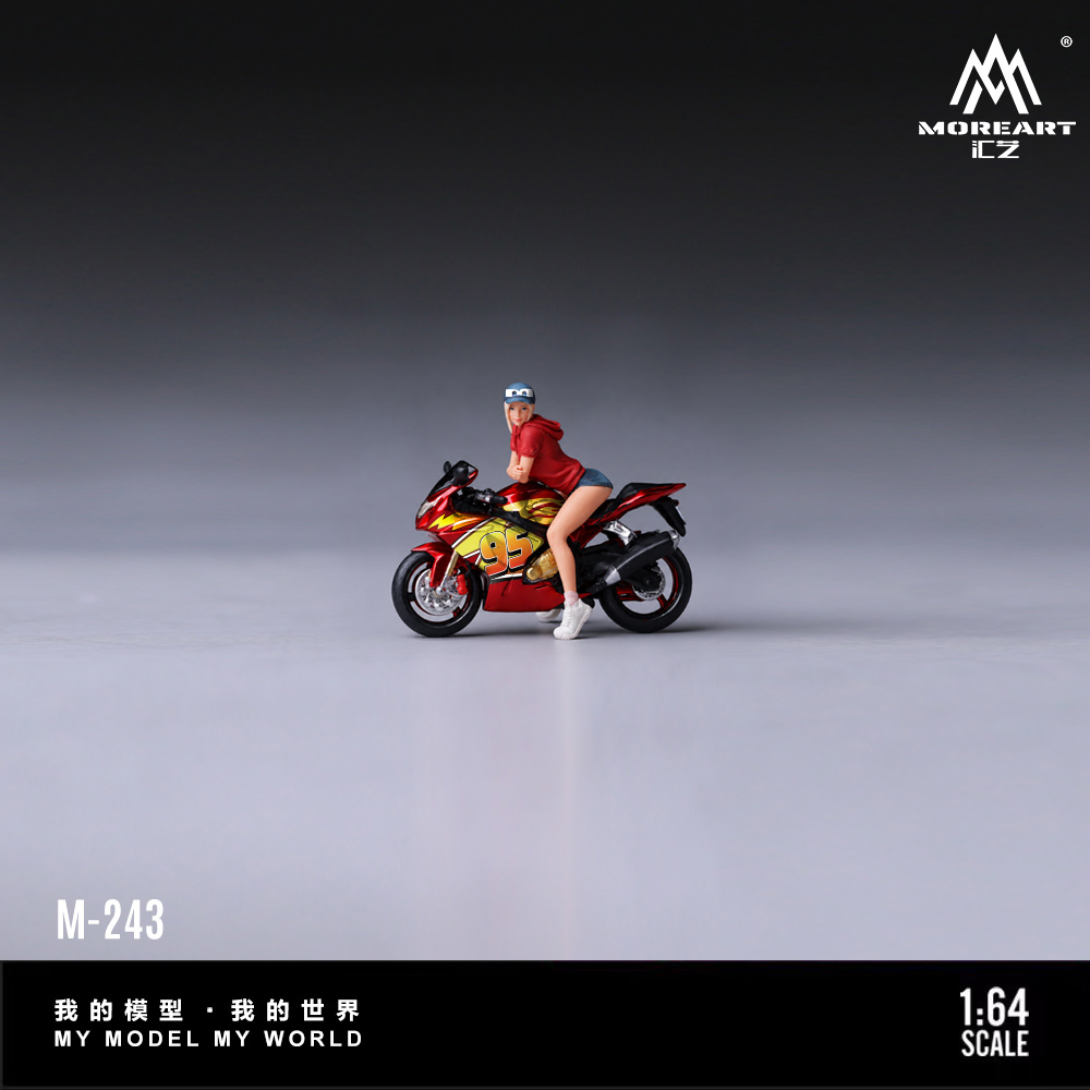 MoreArt 1:64 Model Motor Resin - Model Kit Girl ulasan dan harga