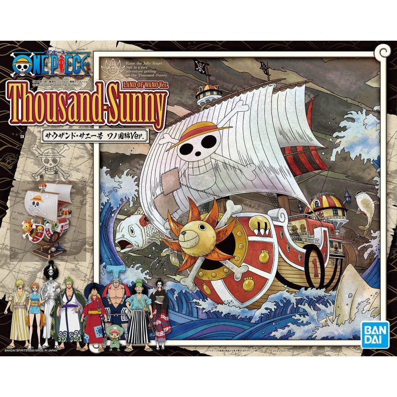 Bandai One Piece Versi Besar T - Model Kit One Piece Going Merry ulasan dan harga