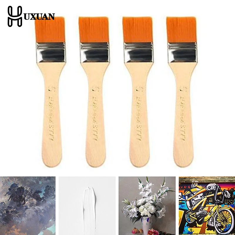 4 Buah/Set Kuas Lukis Rambut C - Metallic Paint Set ulasan dan harga