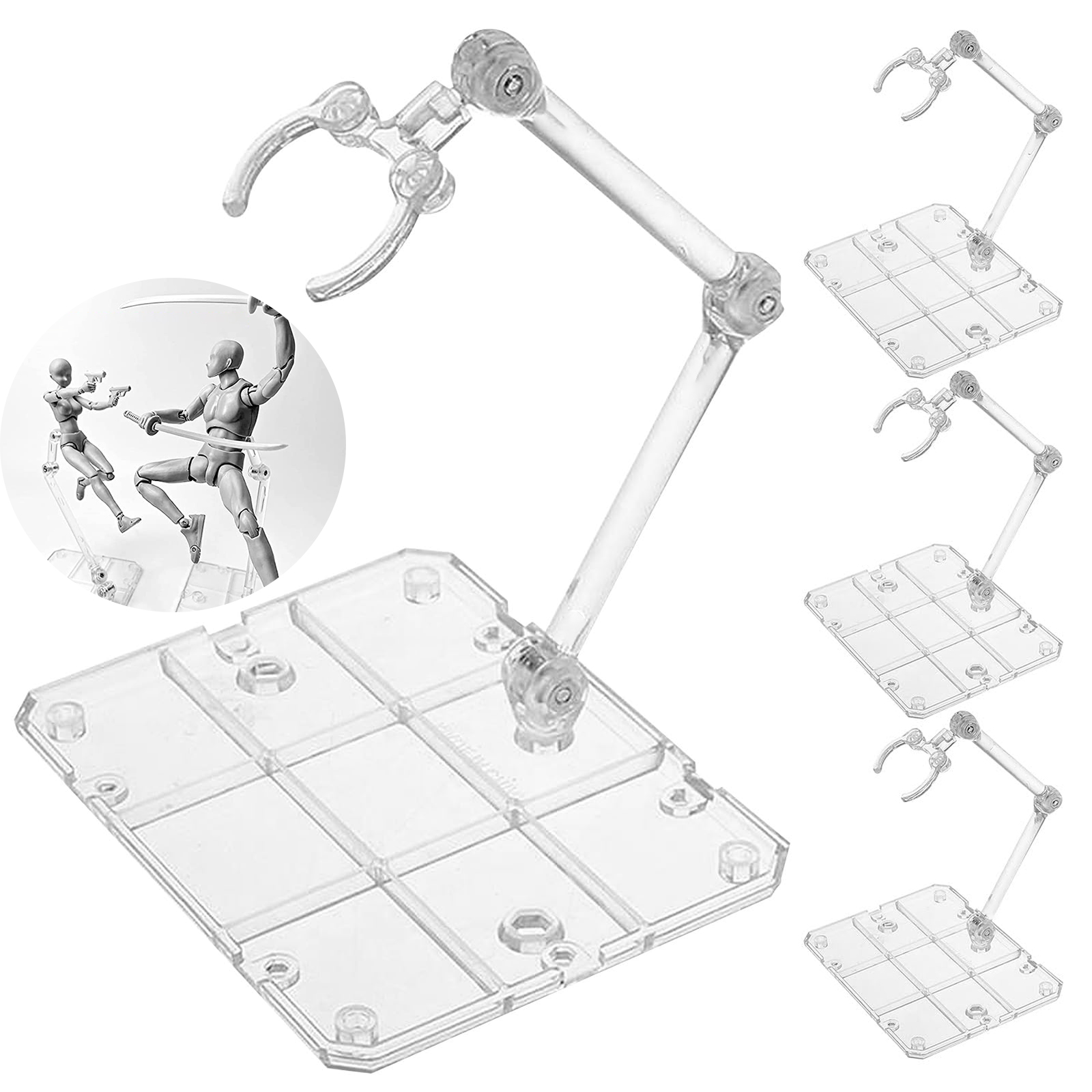 Dudukan Figur Aksi Bening, Dud - Model Kit Jms ulasan dan harga